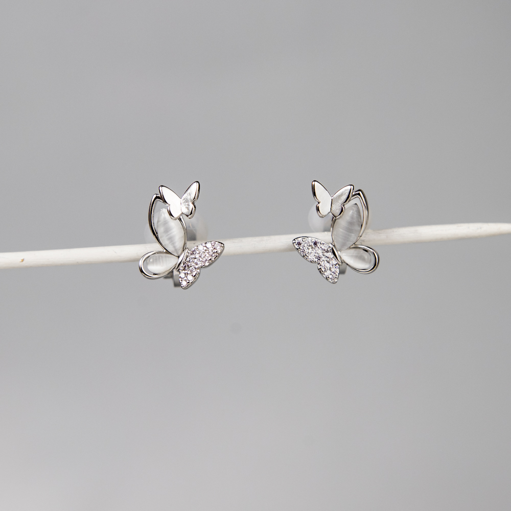 Серьги клипсы Арт. 3V-5421-W