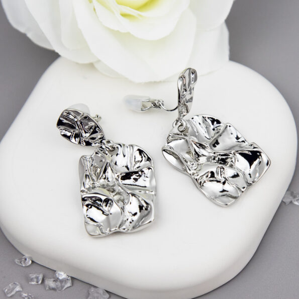 Серьги клипсы Арт. 3V-5714-W