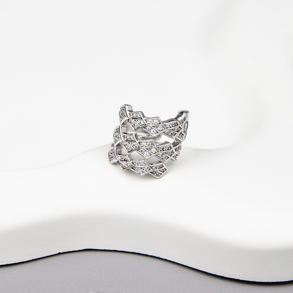 Серьга Арт. 3V-7581-W