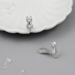 Серьги клипсы Арт. 3V-7772-W
