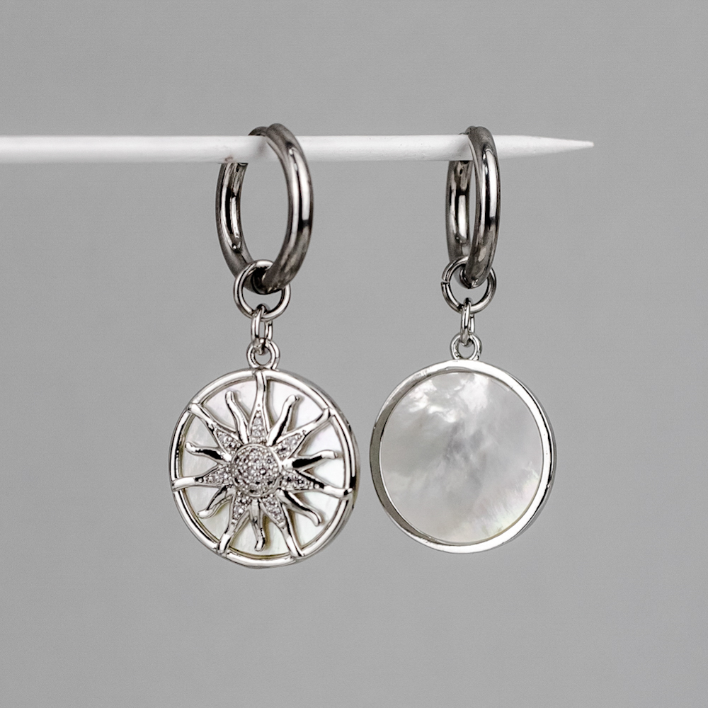 Серьги Арт. 3-6694-W Серьги Арт. 3-6694-W