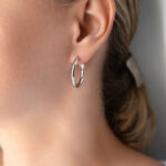 Серьги Арт. 34-0704-W d=2cm